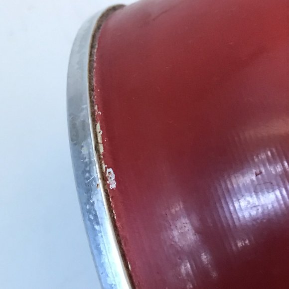 Vintage Comet Whistling Tea Kettle Red The Popula Aluminum Camping Farmhouse - Picture 11 of 15